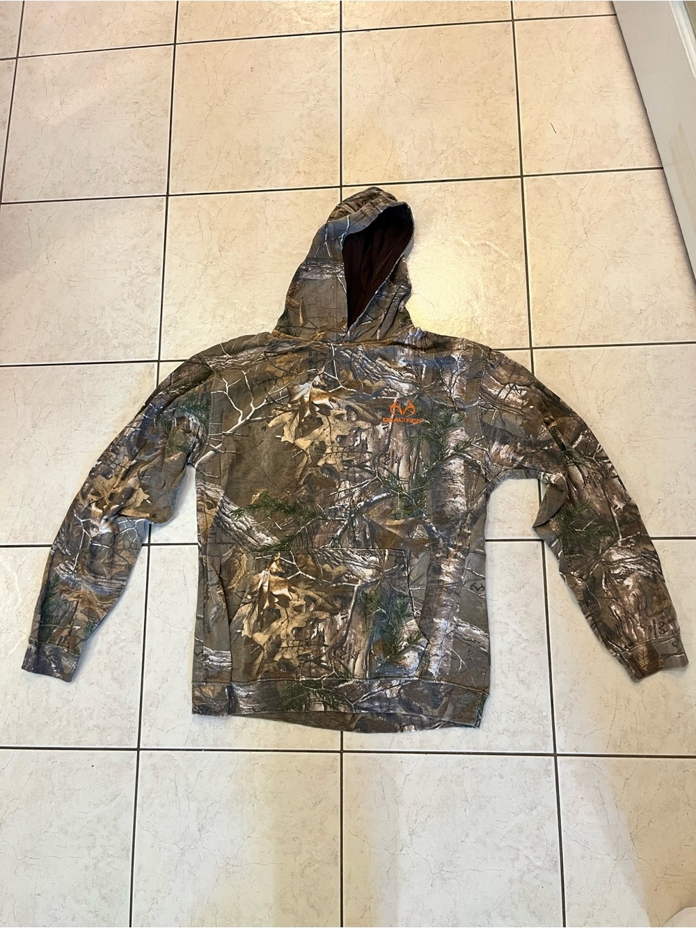 Realtree Brown & Green Camo Hooded Sweatshirt